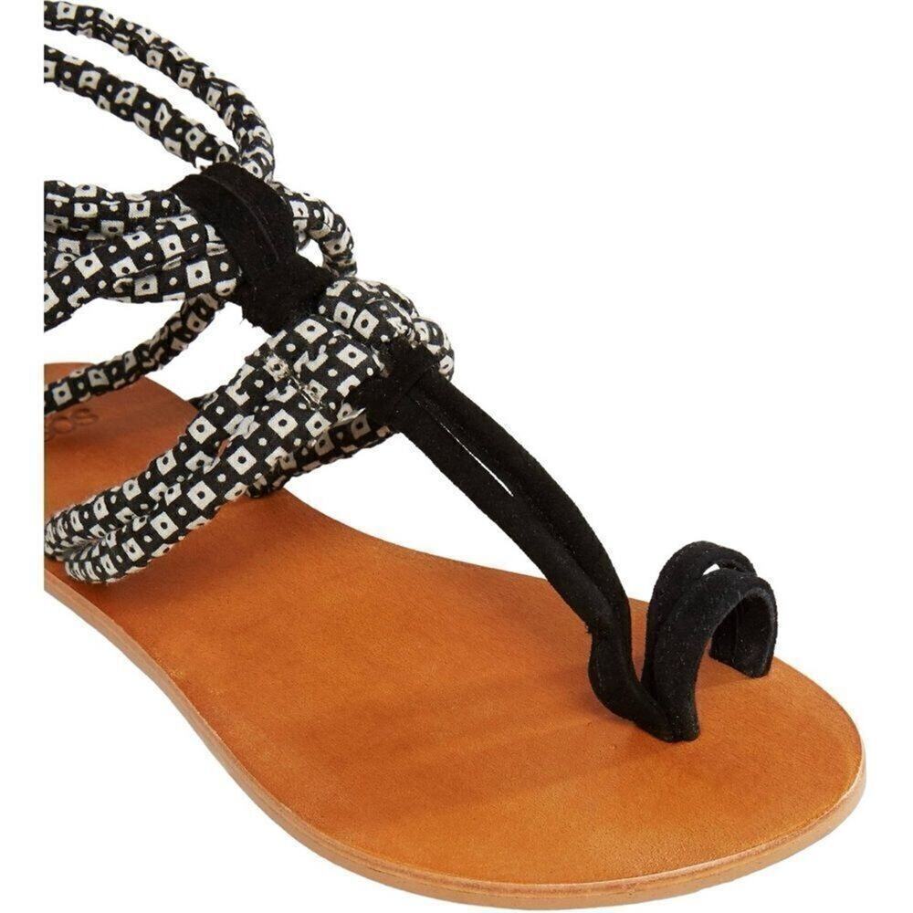 ASOS FACTUAL Tie Leg Sandals - Picture 2 of 10